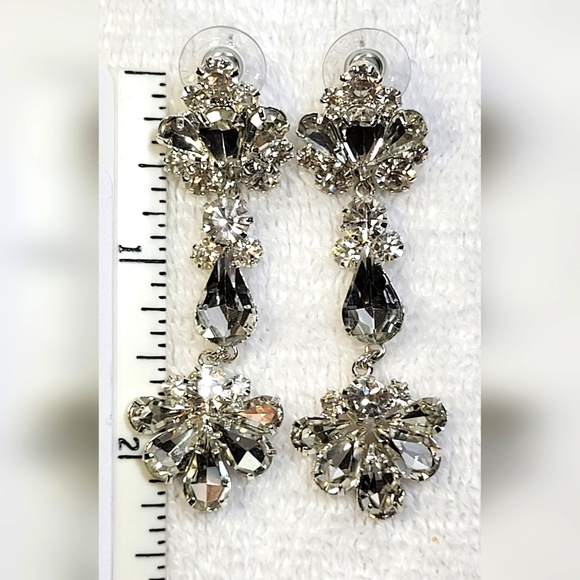 Diamond Gemstone Necklace and Earrings Set - Picture 3 of 3